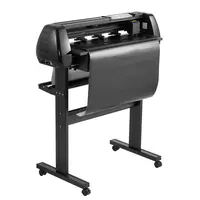 28 Inch Vinyl Cutter Plotter, Dual Blades, Adjustable Force/Speed, LED Display, Signmaster