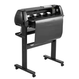 28 Inch Vinyl Cutter Plotter, Dual Blades, Adjustable Force/Speed, LED Display, Signmaster