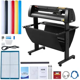 34-inch Vinyl Cutter Plotter with LCD Display, Signmaster Software, and Tools
