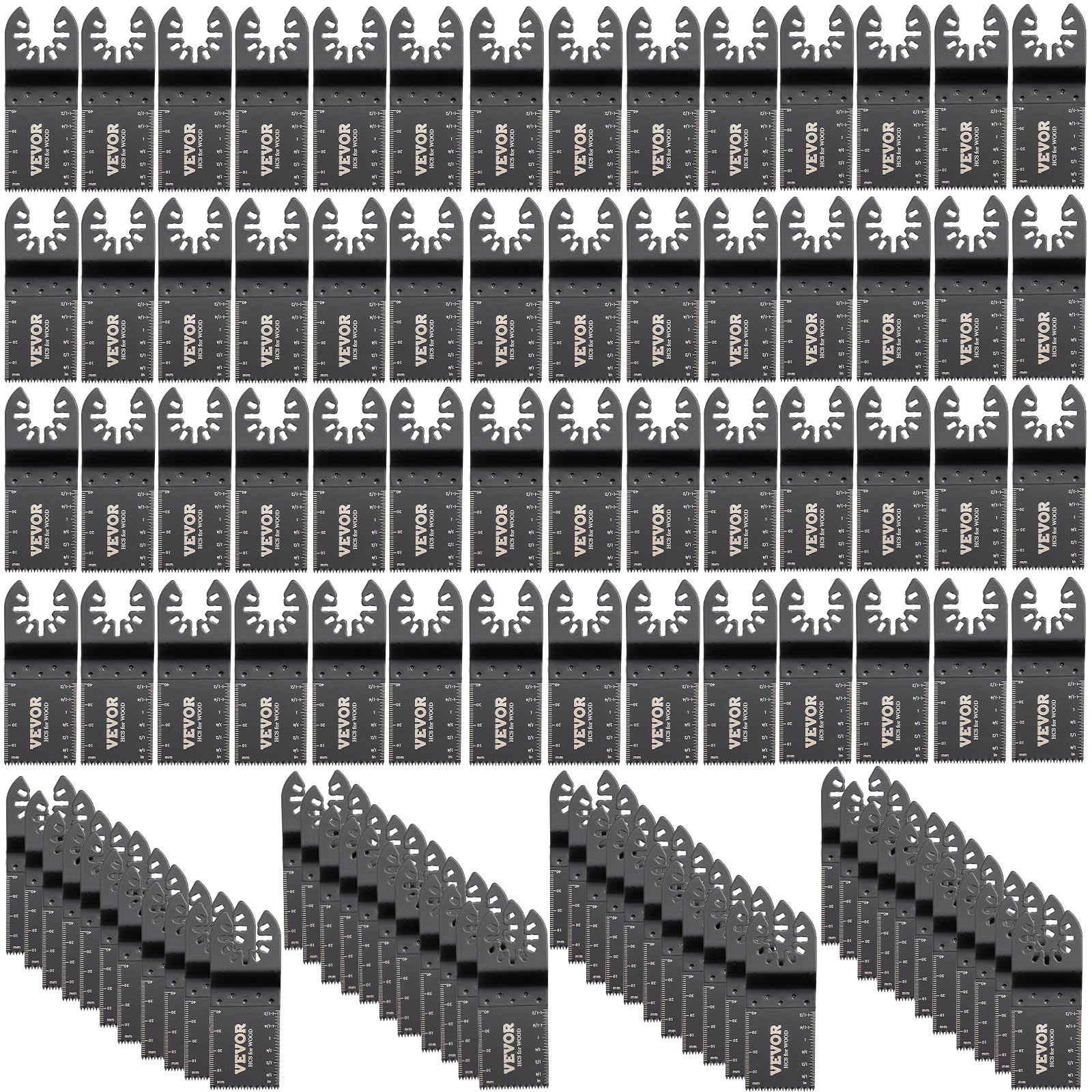 Oscillating Saw Blades, Quick Release Multitool Blades Kit, HCS Tool Blades For Wood Plastic, Compatible With Dremel Fein Worx