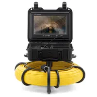 Sewer Pipeline Inspection Camera, 393 ft, 9" Screen, DVR, IP68