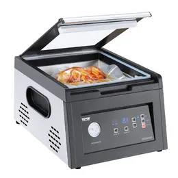 Chamber Vacuum Sealer, 380W Pump, 11.5 in. Sealing Length, Wet Food