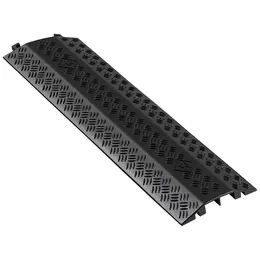 Drop Over Cable Cover, 17,500 Lbs Axle Load Capacity, Heavy Duty Cable Hose Protector Ramp, Floor Cord Cover, For High Walking Traffic Areas, Indoor, Outdoor, Home, Office, Warehouse, 1 Pack