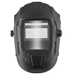 Welding Helmet Auto Darkening, 3.66" X 1.69" True Color Welding Hood, Solar Powered Welder Mask 2 Arc Sensors, Shade 4/9-13 For TIG MIG ARC Weld Grinding - CRIUS Series (Matte Black)