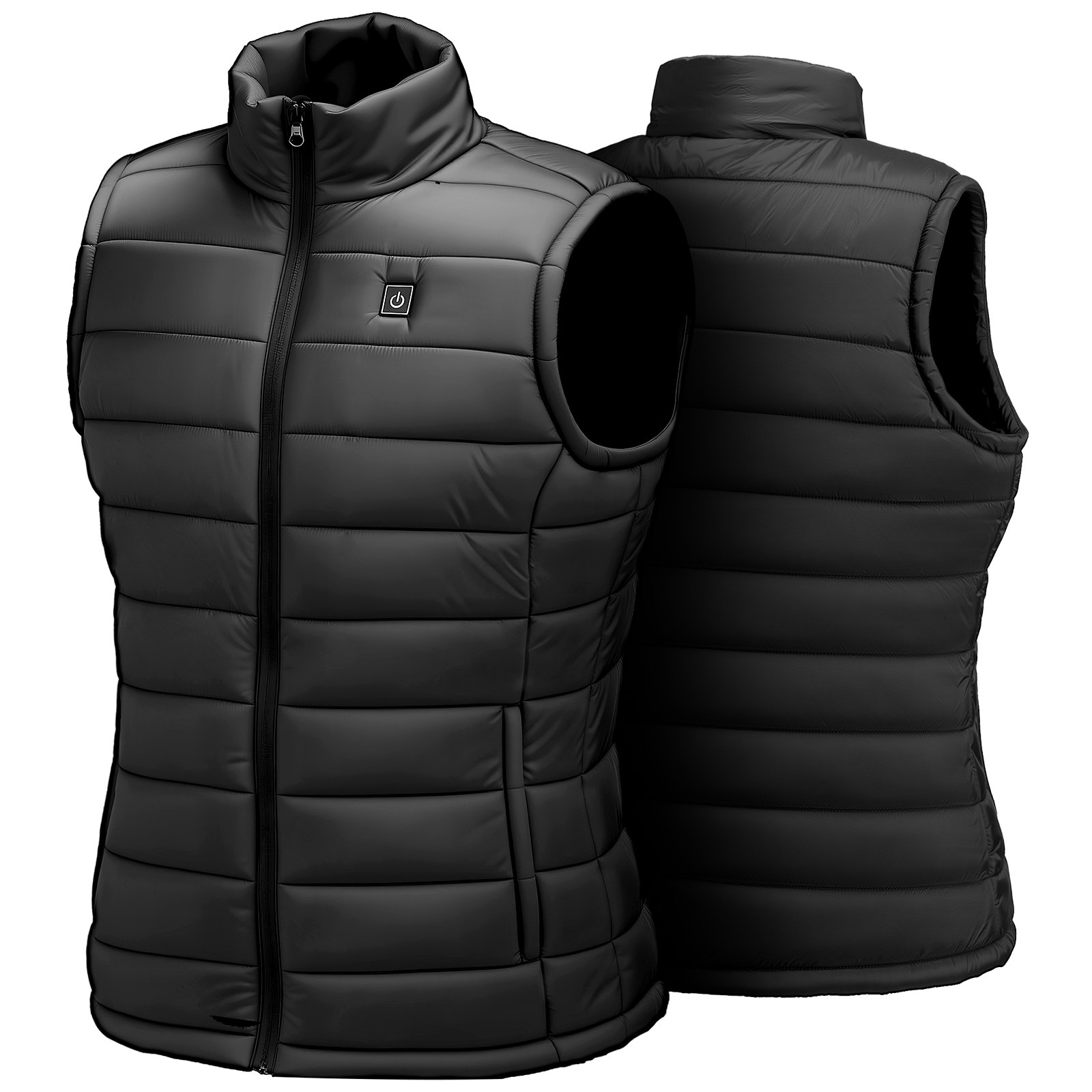 Heated Vest, Men Electric Heating Vest With 16000 MAh Battery Pack, 8 Heating Zones Lightweight Rechargeable Winter-Vest With 3 Levels, For Outdoor Hiking Camping Fishing Skiing, Size L