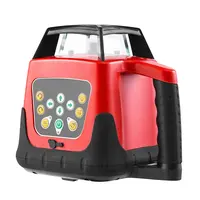 Rotary Laser Level Kit, 2000ft, Green, Self-Leveling, IP66, 0.80in/100ft, Tripod, Receiver, Remote