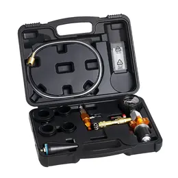 Radiator Vacuum Refill Kit, Automotives Cooling System Vacuum & Purge Fill Tool With Gauge, Portable Radiator Coolant Filling Kit With Toolbox, Universal Fit For Most Cars Vans SUVs And Trucks