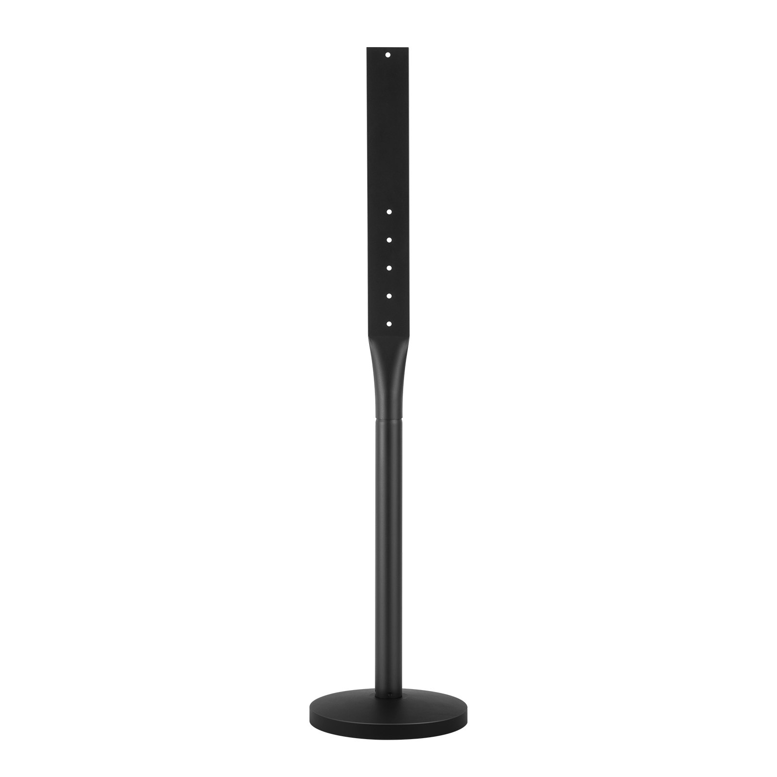 Main product image of 4 Ft Portable U-Channel Sign Post, Plastic Base, Wheels, Black
