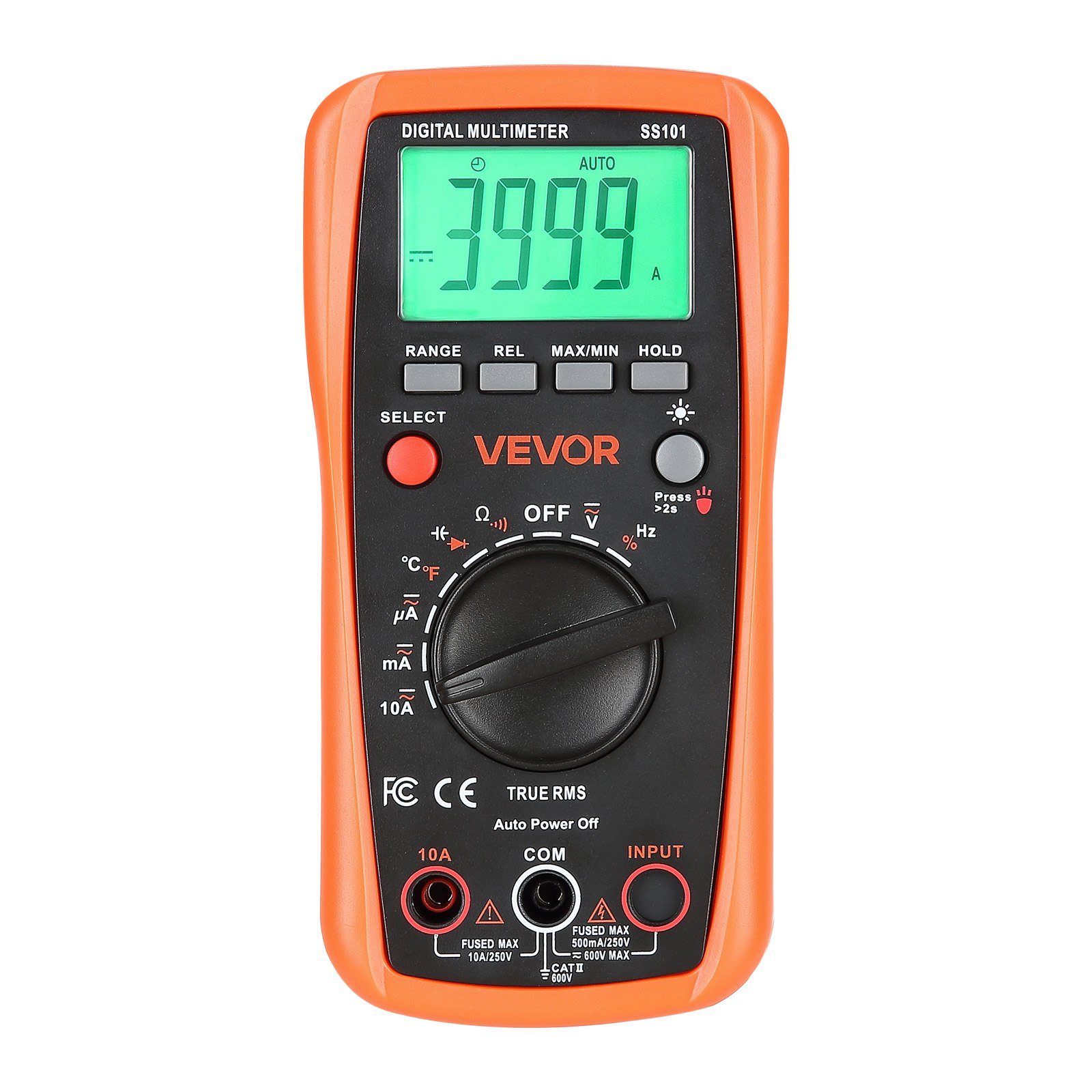 Main product image of Digital Multimeter, 4000-Count TRMS, Auto-Ranging, Measures V, A, R, C, Temp