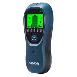 Stud Finder Wall Scanner, 5 In 1, Electronic Wall Stud Detector With Smart Sensor, High-Definition LCD Display And Audio Alarm, For The Center And Edge Of Metal, AC Wire, Joists, Pipes, Blue