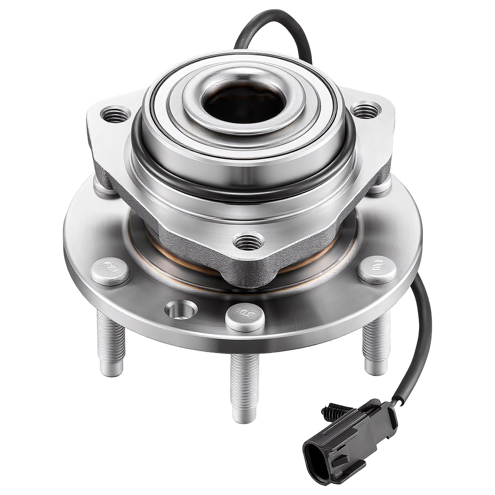 2PCS Front Wheel Bearing & Hub Assembly Fit For 2004-2007 Buick Rainier 2003-2006 Chevy SSR 2002-2009 GMC Envoy 2005-2009 Saab 9-7X OEM 513188, Wheel Bearing Hub Assembly Set With ABS Sensor