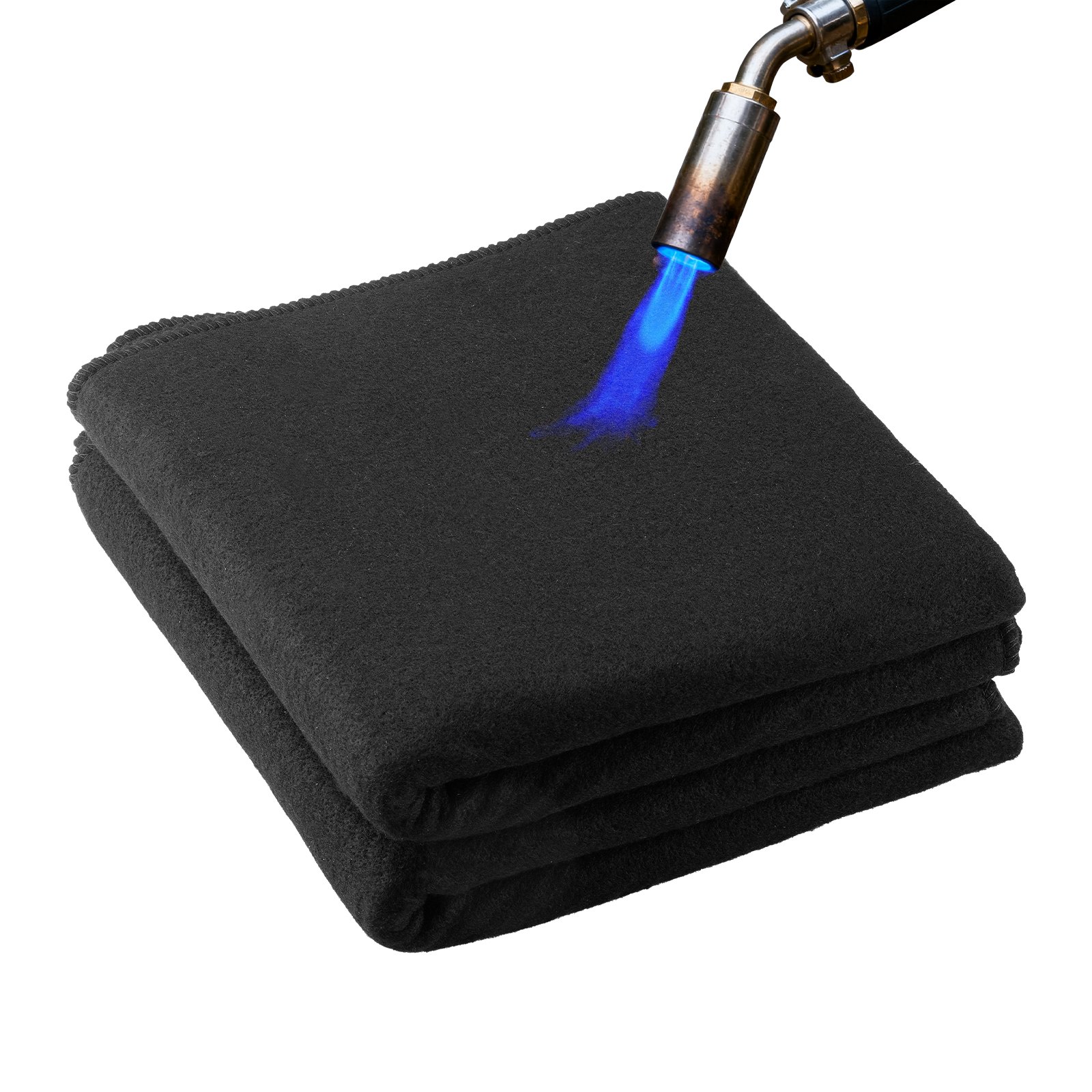 Carbon Felt Welding Blankets, 2-Pack 20" X 36" Flame Retardant Welding Blanket, Up To 1800°F Heat Resistant Safety Protection Blanket, 3.5mm Thickened Carbon Fiber Fireproof Insulation Mat Pad