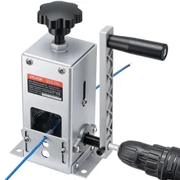 Manual Wire Stripper Machine, 0.06-1.18 In, Copper Cable Stripper Tool, Hand Crank Or Drill Powered Modes, Heavy-Duty Q235 Frame Wire Stripping Machine, Easy To Use, For Scrap Copper Recycling
