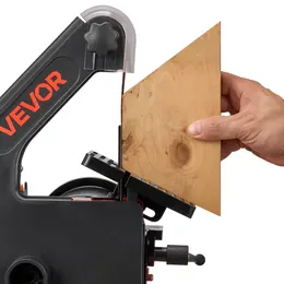 5" Disc Sander & 1" X 30" Belt Sander, 250W Benchtop Belt Disc Sanders Combo With 0 - 45° Adjustable Worktable & Dust Collection Ports For Woodworking, Furniture Refinishing, DIY Crafting