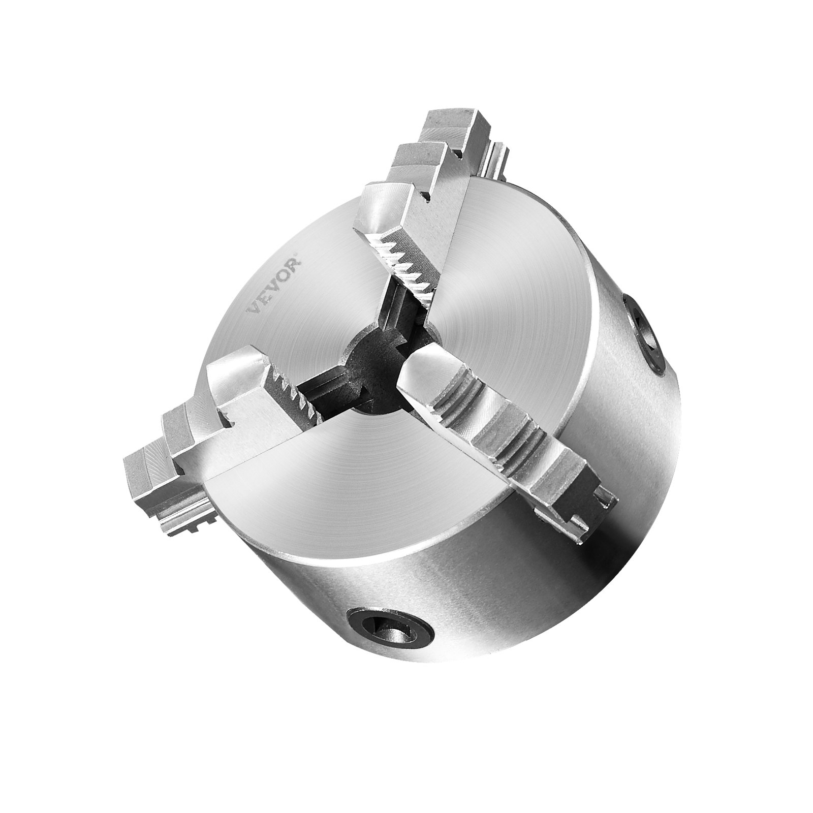 3-Jaw Lathe Chuck, 6'', Self-Centering Lathe Chuck, 0.14- 6.3 In/3.5-160 Mm Clamping Range With T-key Fixing Screws Reversible Jaws, For Lathe 3D Printer Machining Center Milling Drilling Machin