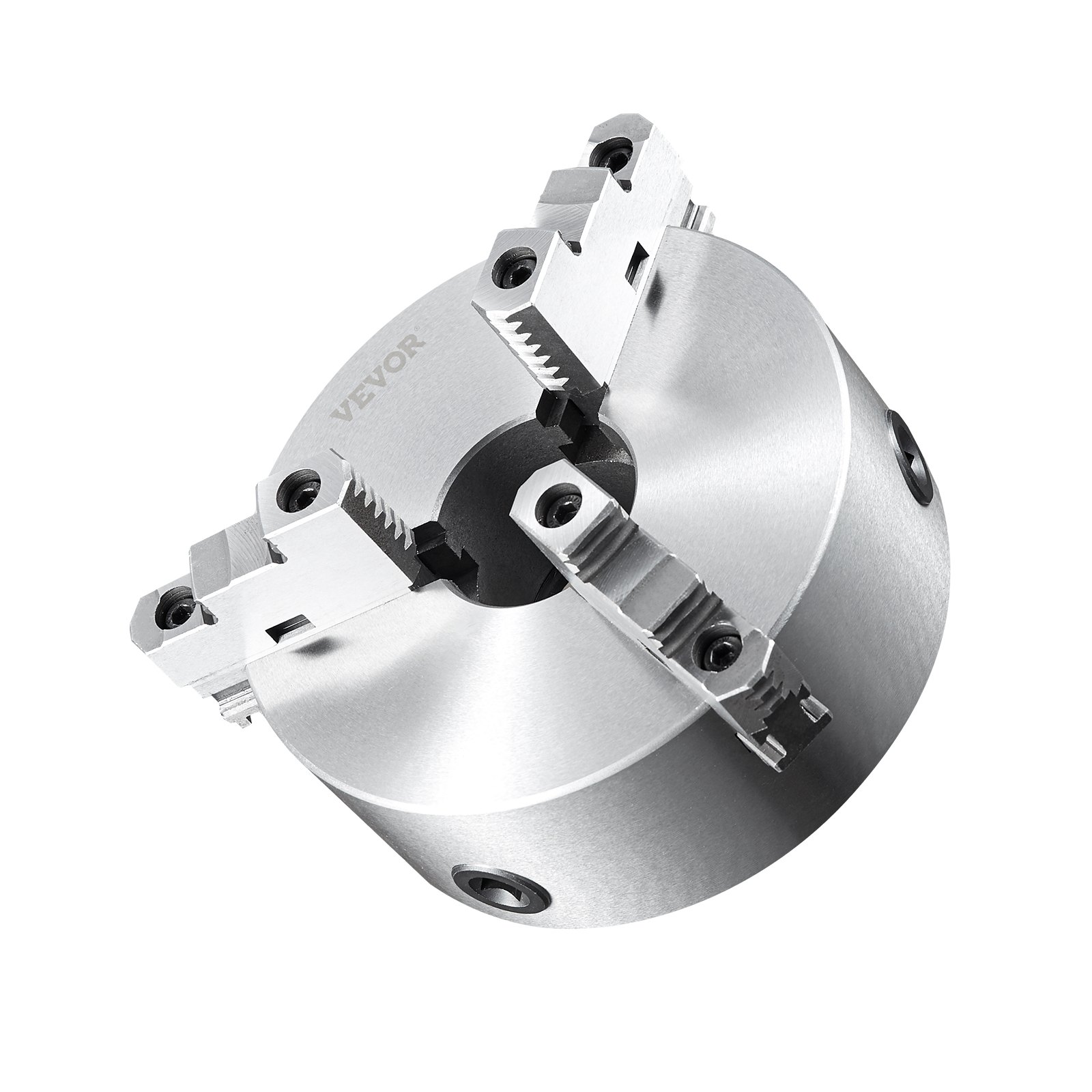 3-Jaw Lathe Chuck, 10'', Self-Centering Lathe Chuck, 0.24-9.84 In/6-250 Mm Clamping Range With T-key Fixing Screws Hexagon Wrench, For Lathe 3D Printer Machining Center Milling Drilling Machine