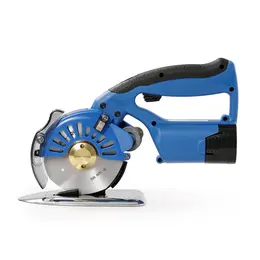 Fabric Cutter, 5-Speed Cordless Electric Rotary Fabric Cutting Machine, 1.1" Cutting Thickness, Octagonal Knife, With Replacement Blade And Battery Charger, For Multi-Layer Cloth Fabric Leather