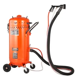 28 Gallon Vacuum Sand Blaster, 1200W Vacuum, 60-110 PSI