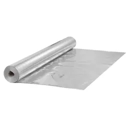 Double Reflective Insulation Roll, Woven Fabric, 6.5 Mil, 48 In x 250 Ft