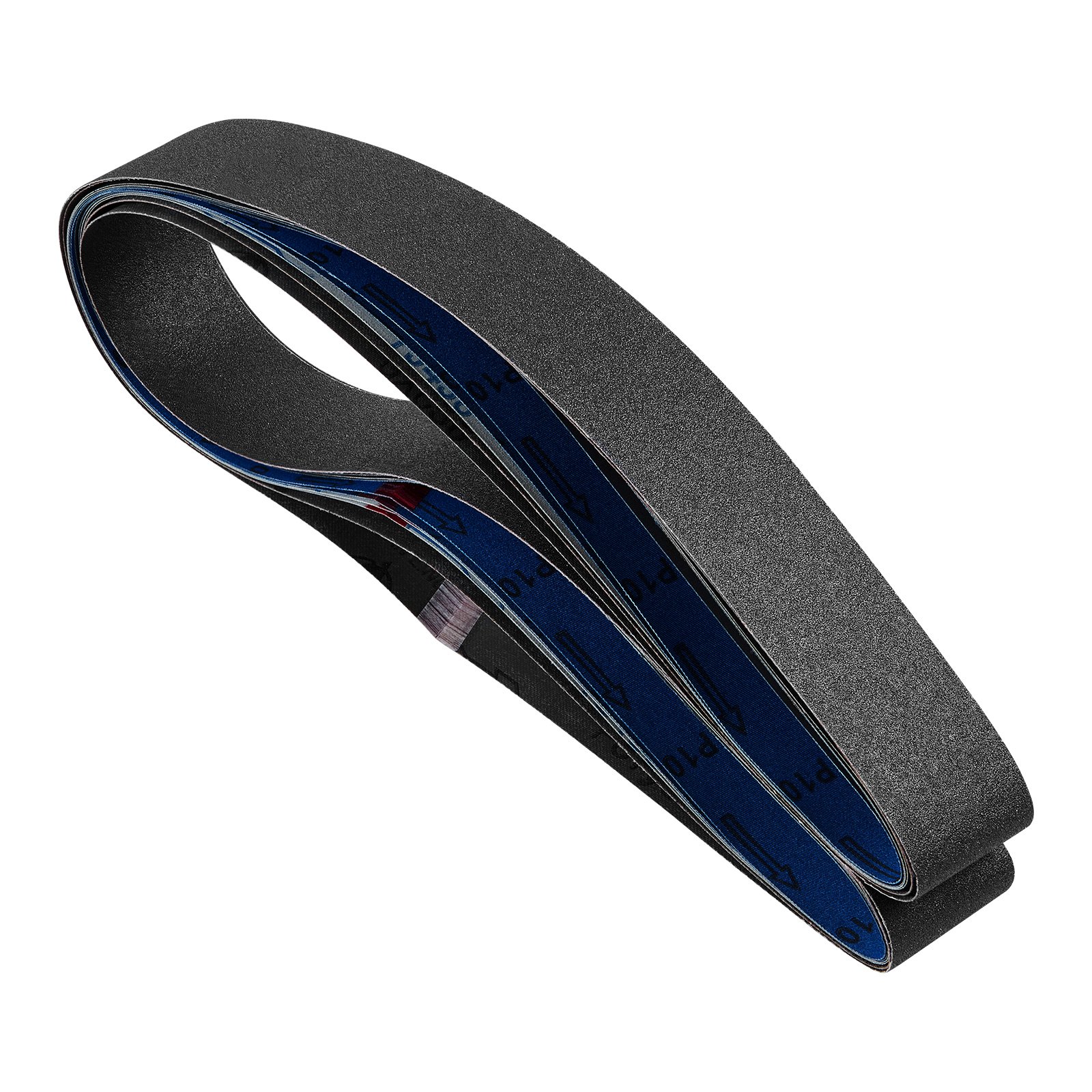 Main product image of Sanding Belts, 2 X 72-inch Belt Sander Sanding Belts, 6 PCS (Each Of 120 240 400 600 800 1000 Grits) Silicon Carbide For Knife Sharpening, Metalworking, Composites, Plastic Finishing
