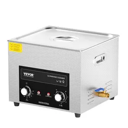15L Ultrasonic Cleaner With Heater Timer & Basket, Professional Digital -Sonic Cavitation Machine, 360W Cleaning Machine For Lab Tools, Metal Parts, Carburetor, Brass, Auto Parts, Engine Parts