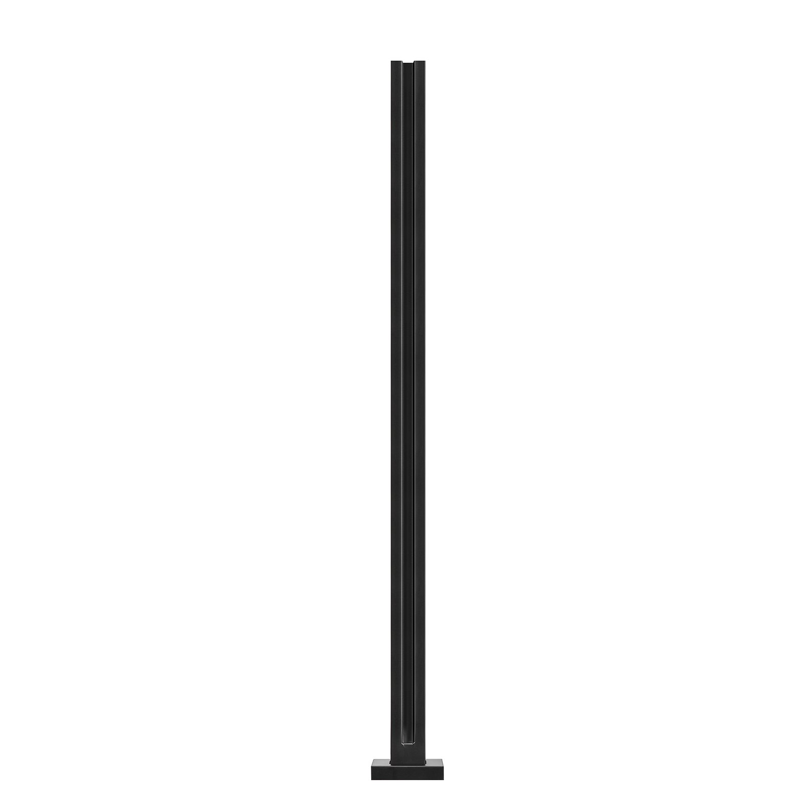 Main product image of 41.34 inch Black 304 Stainless Steel Glass Railing Bracket for 0.39-0.47 inch Tempered Glass