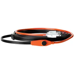 Pipe Heating Cable, 3FT 7W/FT Heat Tape For Pipes With Built-in Thermostat, Water Pipe Heat Cable Protects PVC Hose, Metal And Plastic Pipe From Freezing