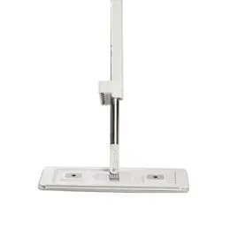 Flat Mop, Self Wringing, Microfiber Floor Mop With 4 Reusable & Washable Mop Pads For Dry & Wet Floor Cleaning, Microfiber Flat Mop With Stainless Steel Handle For Hardwood Laminate Tile Vinyl