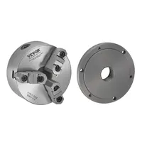 Product image of 6 Inch (160mm) 3-Jaw Lathe Chuck, Self-Centering, 1 1/2-8 Threaded Backing Plate