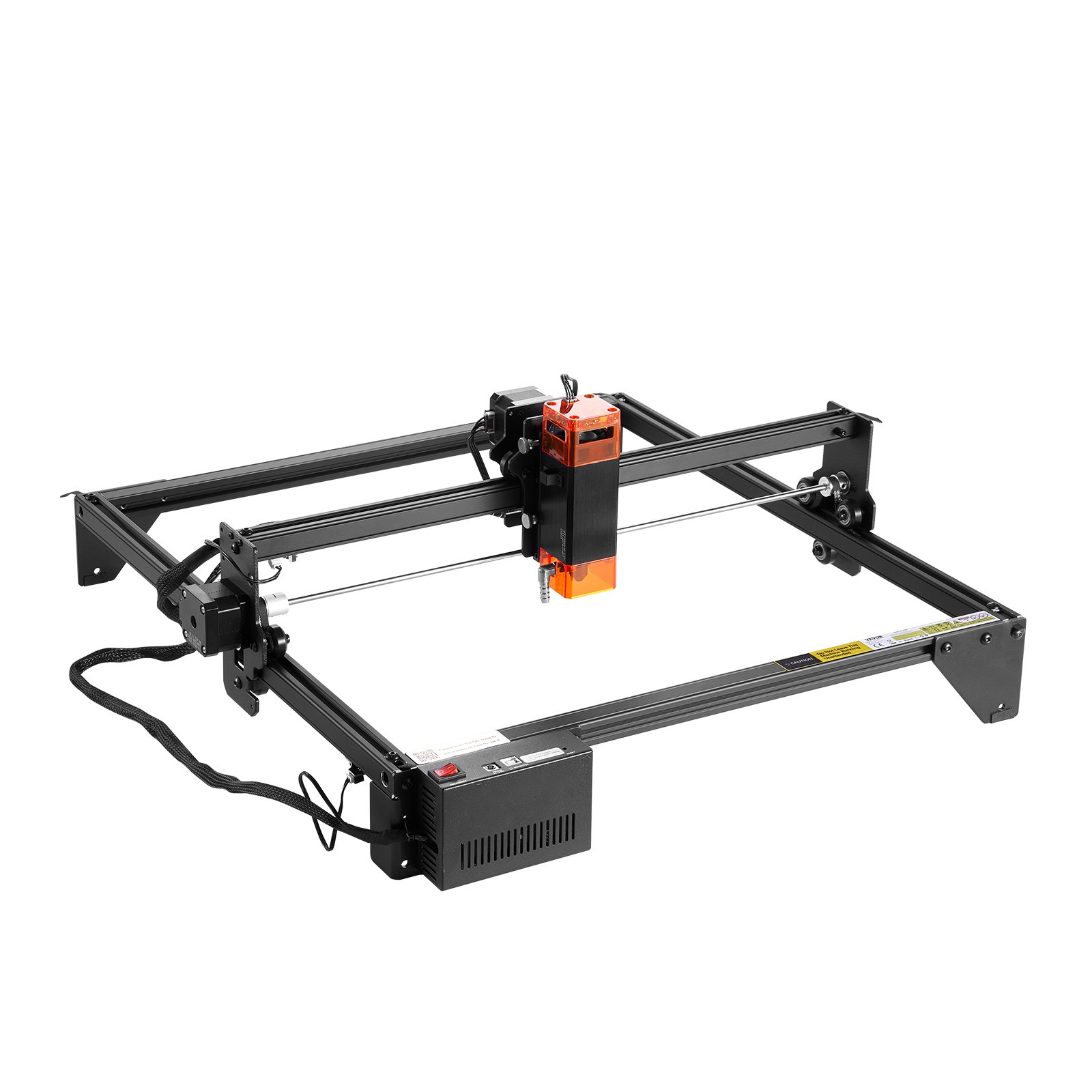 Laser Engraver Cutter, 10W Output, 14.9x15.7 In / 38x40 Cm, 10000 mm/min, Wood/Metal