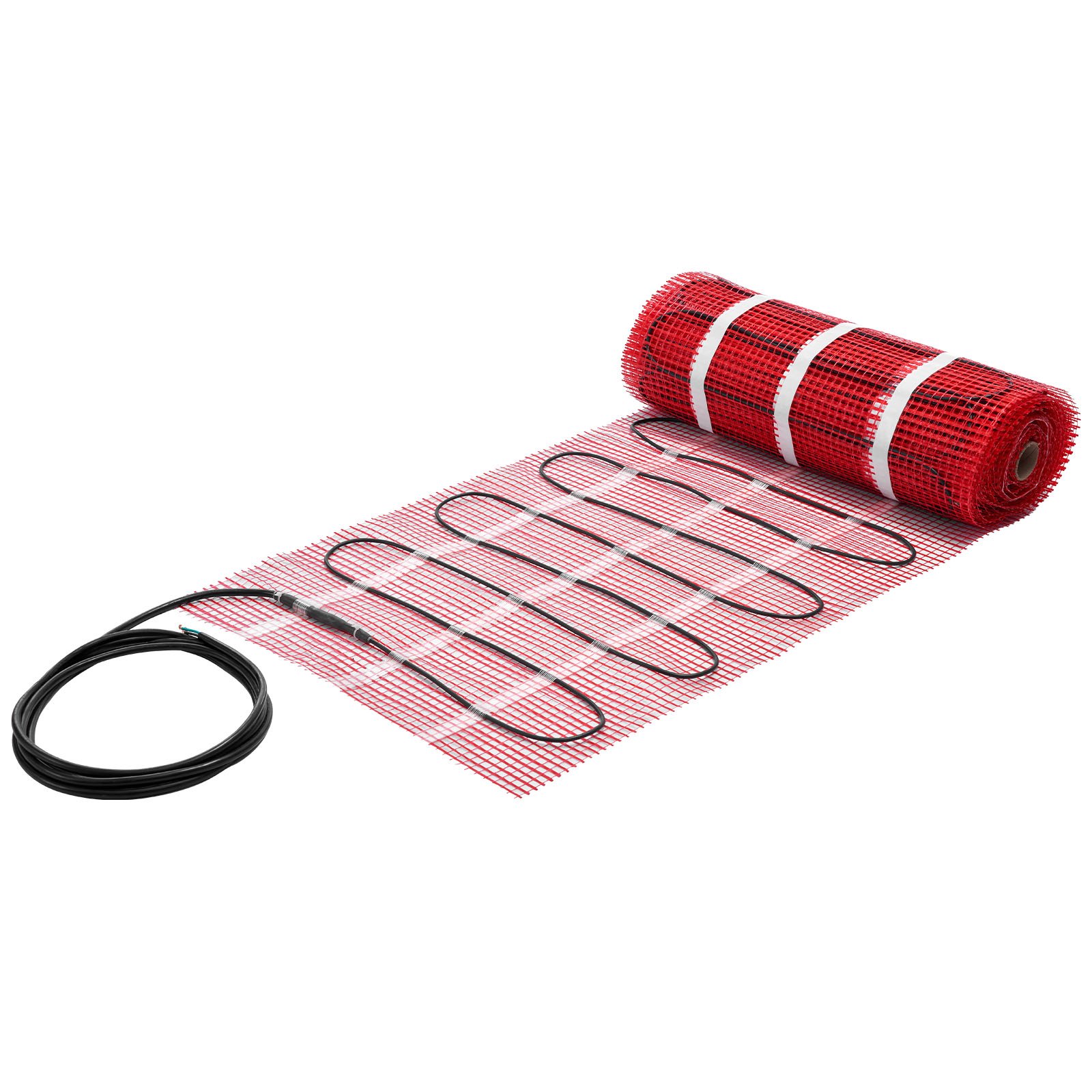 80 Sqft Self-Adhesive Mesh Floor Heating Mat System, 120V Electric Radiant Heated Floor System, With Smart Control Thermostat & Alarm, Easy Installation For Tile, Stone, Vinyl