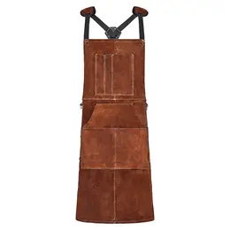 Product image of Leather Welding Apron, Cowhide, 6 Tool Pockets