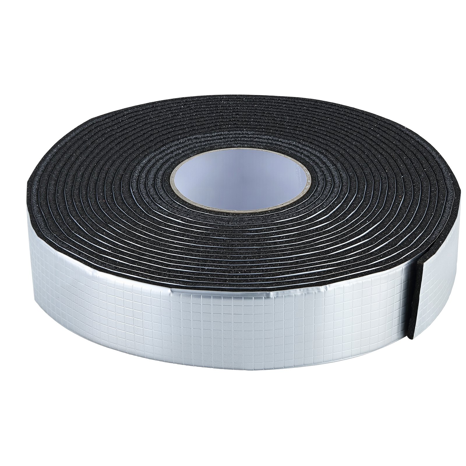 Pipe Insulation Wrap, 32.8 FT X 2-inch Pipe Insulation Tape With Aluminum Foil Layer, Self-Adhesive Foam And Foil Pipes Wrap For Freeze Protection, Heat & Cold Resistant For Outdoor Indoor Use