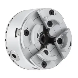 KP2-3/4 Lathe Chuck, 4-Jaw 2.75" Diameter, Metal Lathe Chuck Turning Machine Accessories, Self-centering Tool, For Lathe, Precision Machining, Grinding Machines, Milling Machines