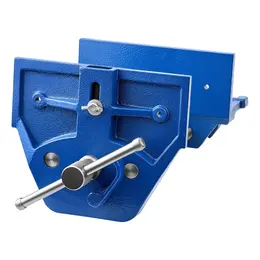 Woodworking Vise, 7 Inch Jaw Width, Quick Release Wood Bench Vise, 8 Inch Max Jaw Opening, Heavy-duty Cast Iron Construction, Workbench Vice With Adjustable Front Stop, For Woodworking Drilling