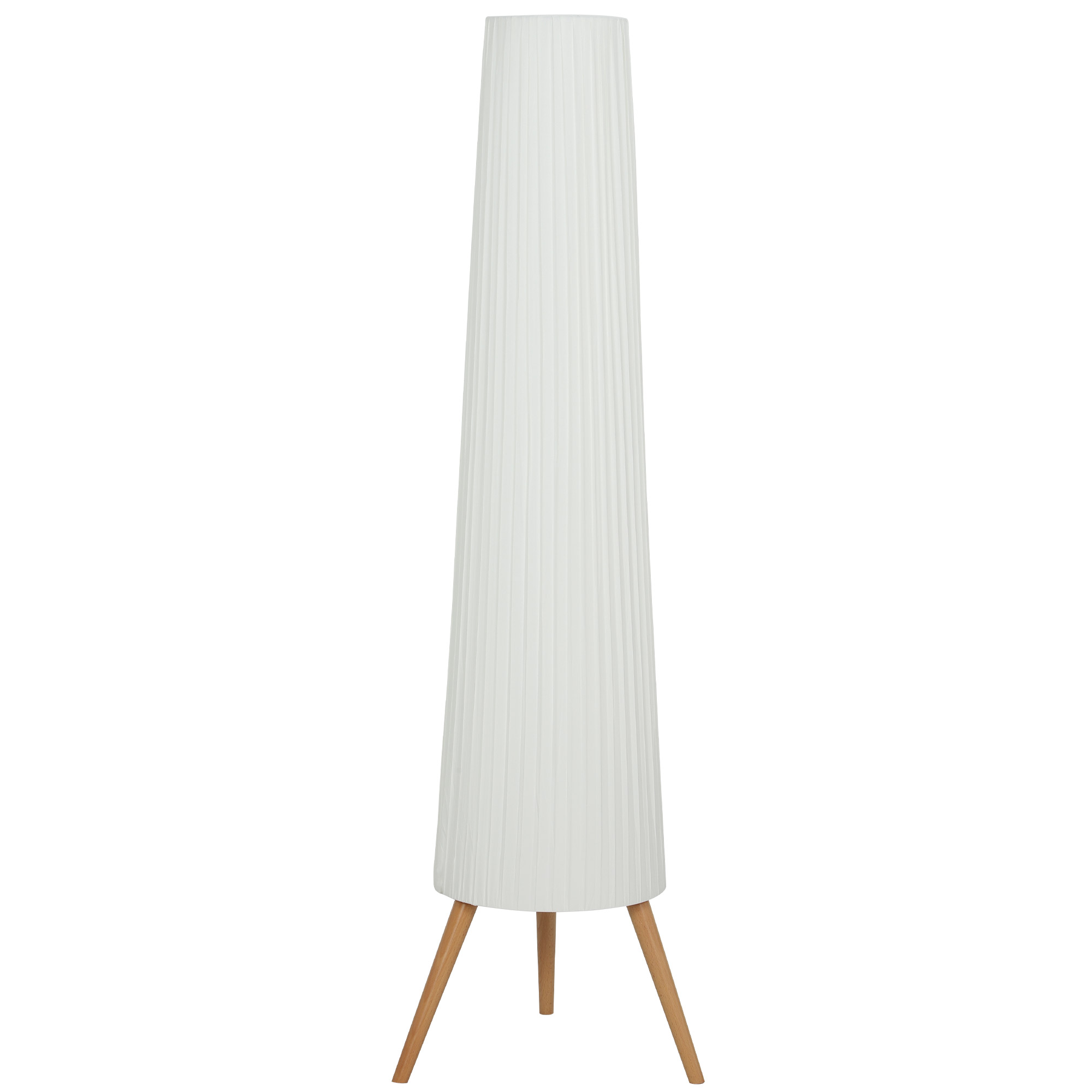 Three-Level Tripod Floor Lamp - White