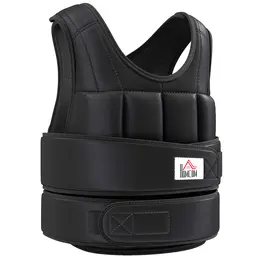 10kg Weighted Vest, Adjustable Running Weight Vest With 38 Weight Bags For Men Or Women Cardio Exercise, Black