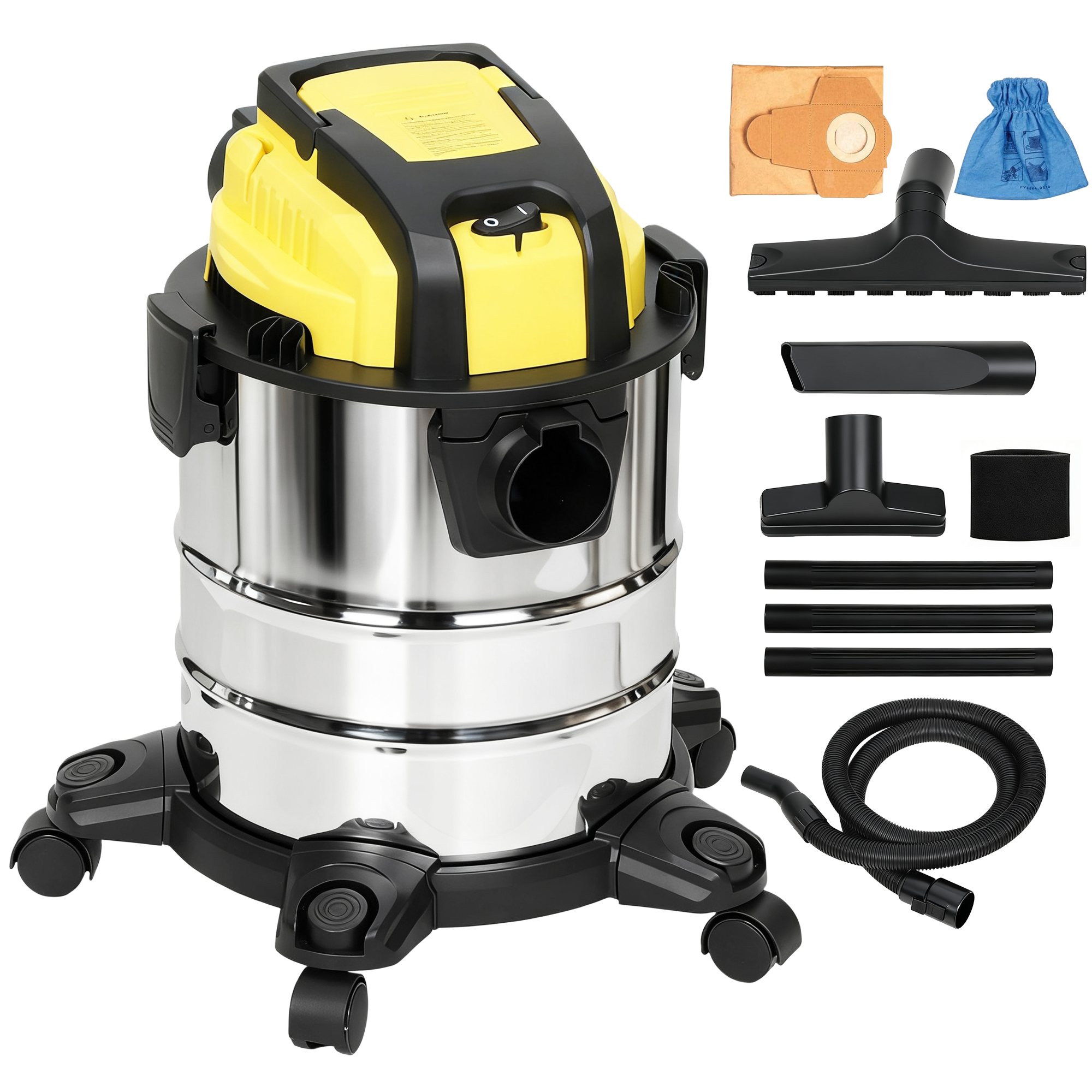 Main product image of Wet And Dry Vacuum Cleaner, 1200W 20L Wet & Dry Vacuum Cleaner W/ Blower, Triple Filters For Workshop, Home, Carpet