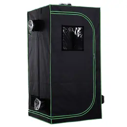 Grow Tent, Mylar, Adjustable Vents, Floor Tray, 80 x 80 x 160 cm