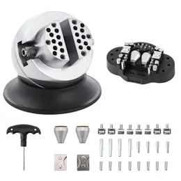 Block Ball Vise  Mit 30 PCs, Engraving Block Einstellgerät Durchmesser 78 Mm, Block Ball Vise Engraving Diamanten Voller Satz, Ball Befestigung Und Gummibasis (GRS)