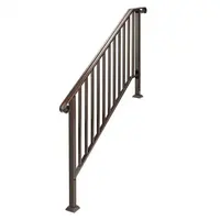 Product image of Outdoor 4-Level Iron Handrail, Copper Finish
