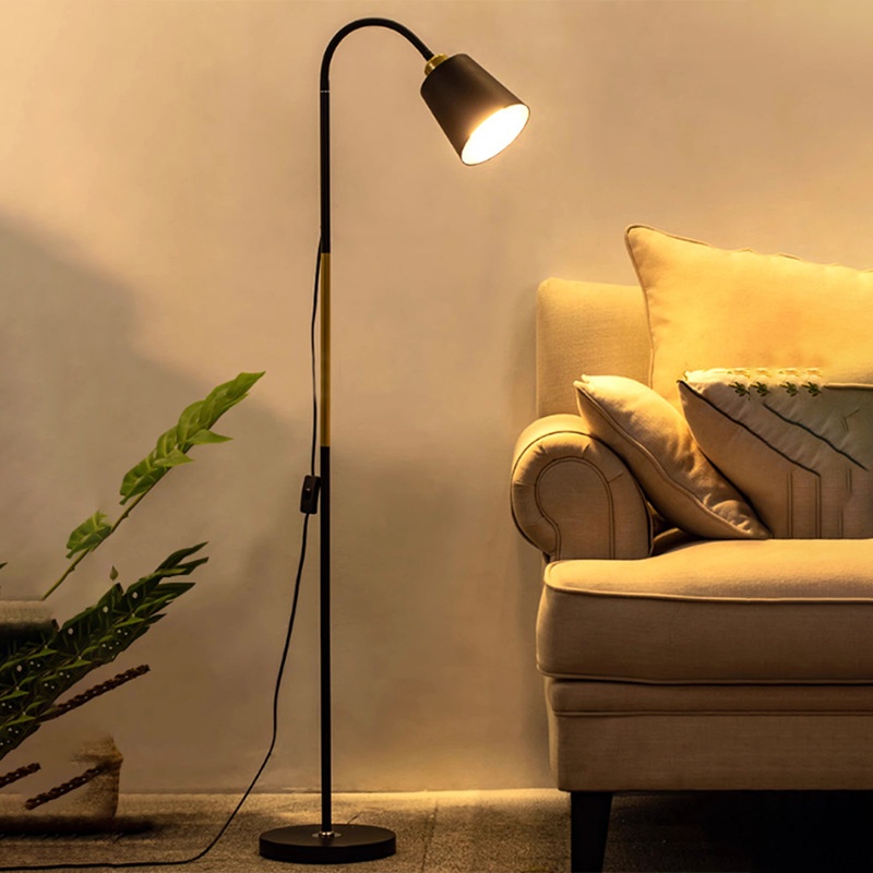 Adjustable Standard Floor Lamp Living Room Reading Light Free Standing Lighting