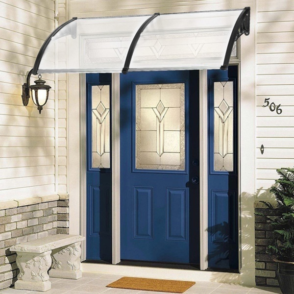 HT-200 X 1 0 0 Household Application Door & Window Rain Cover Eaves Black Holder