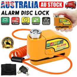 Motorcycle Alarm Disc Lock Motorbike Brake Security Disk Rotor Lock Bike Bicycle