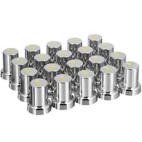 Product image of 20PCS ABS Wheel Nut Covers Safety Arrow Chrome Caps For Trucks Trailers Bus AU