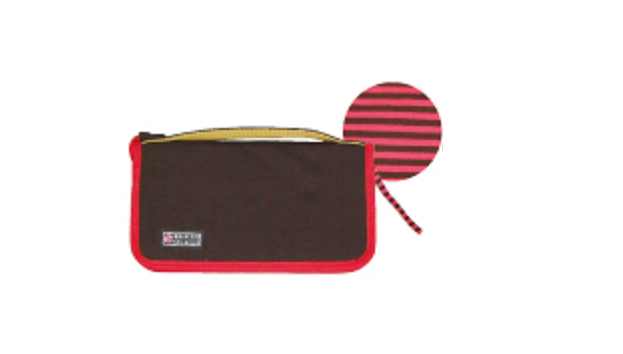 Passport Holder Bag Travel Document Wallet Family Case Cards Banknotes Organizer AF8161-red-700182
