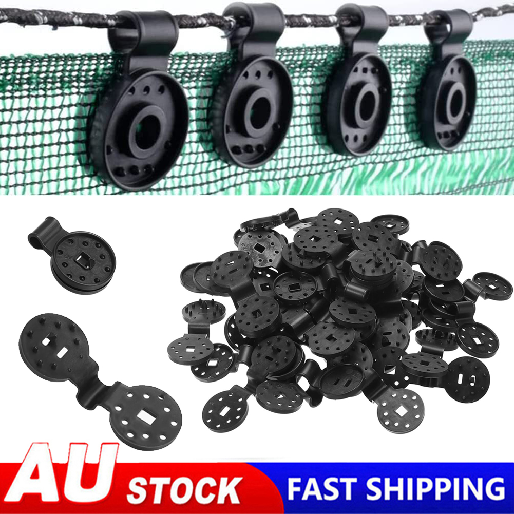 Shade Cloth Plastic Clips Heavy Duty Lock Sun Shade Cloth Net Greenhouse-100pcs