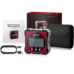 Product image of Digital Angle Finder with Magnetic Base, LCD Display, and Laser Level