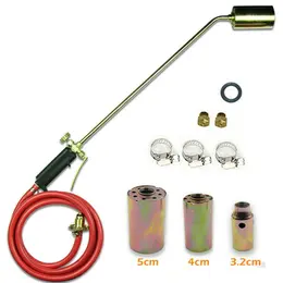Weed Torch Burner Kit Shrub Weed Grass Killer Butane Gas Garden Tools Nozzl Hose
