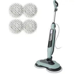Dual Head Hard Floor Steam Mop, 3 Adjustable Steam Modes, LED Headlights, Lightweight For Home Tile Cleaning